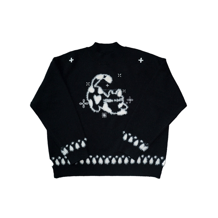 Intarsia Cat Knit